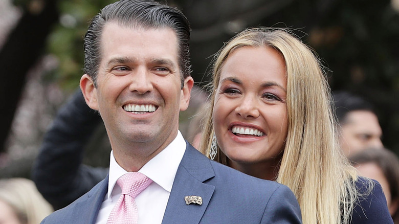 Donald Trump Jr and Vanessa Trump smiling 