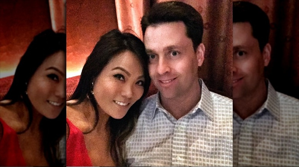 Dr. Sandra Lee and Dr. Jeffrey Rebish in a restaurant selfie 
