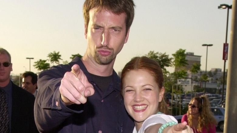 Drew Barrymore and Tom Green 