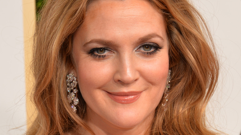 Drew Barrymore on the red carpet