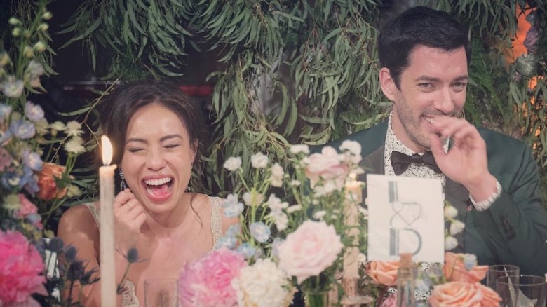 Drew Scott and Linda Phan at their wedding