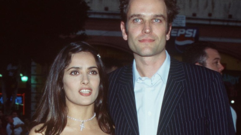 Salma Hayek and ex boyfriend Edward Atterton