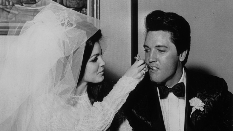 Elvis and Priscilla Presley's wedding