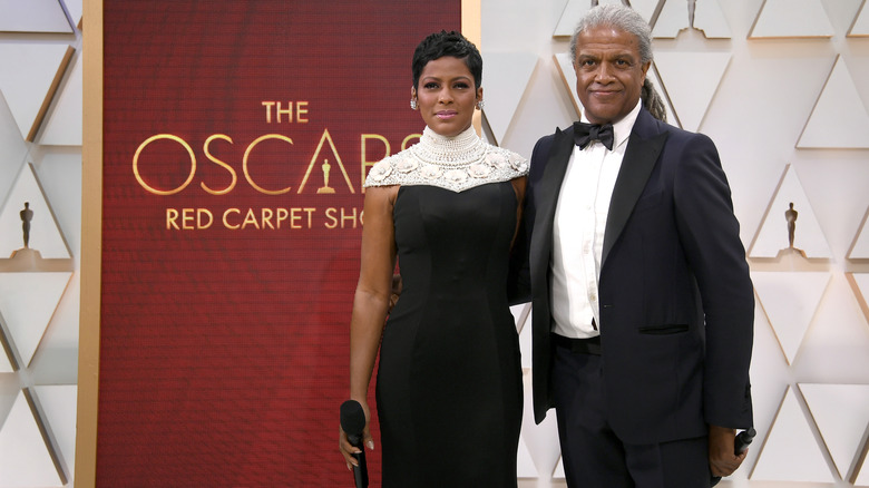 Tamron Hall and Elvis Mitchell