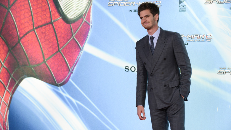 Andrew Garfield at The Amazing Spider-Man 2 premiere