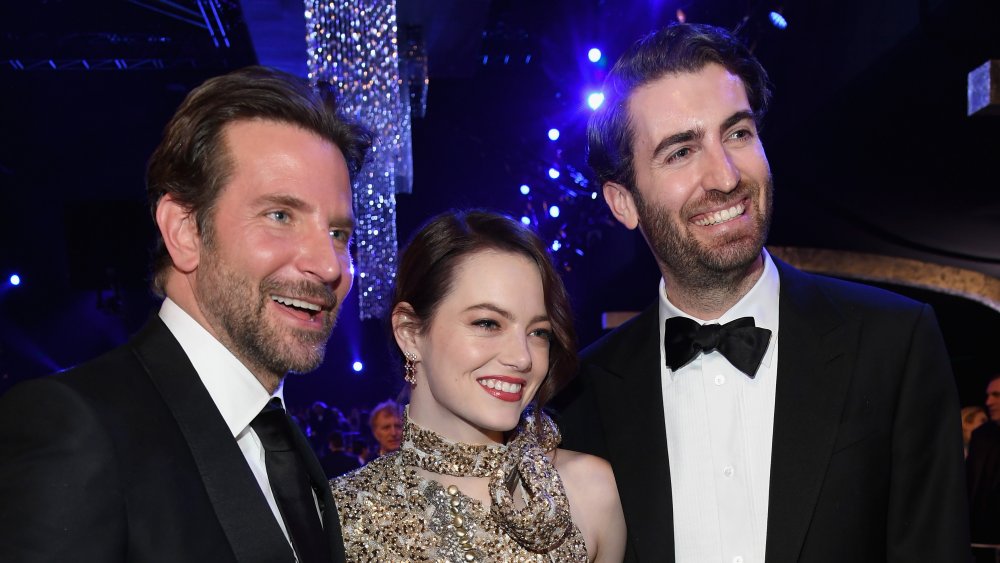 Bradley Cooper, Emma Stone, and Dave McCary