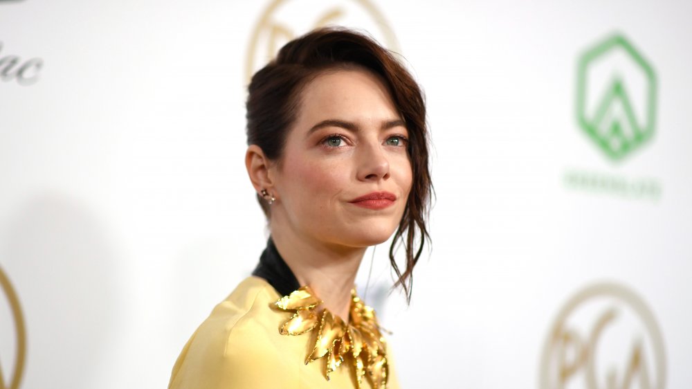 Emma Stone on the red carpet rocking an undercut