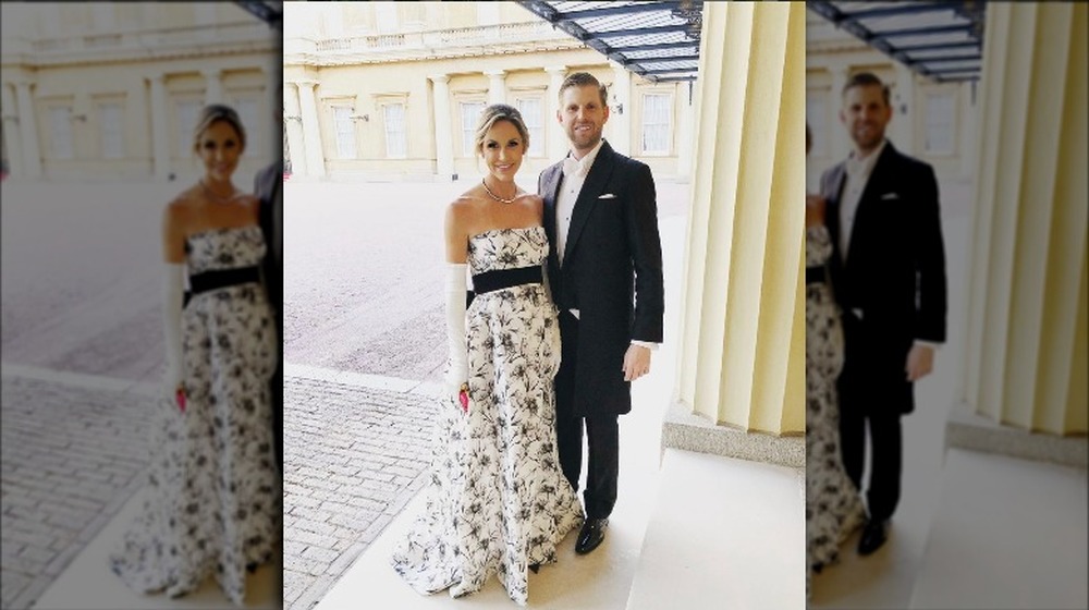 Eric and Lara Trump dressed up at the palace