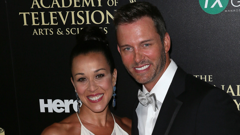 Eric Martsolf and Lisa Kouchak pose for a photo together. 