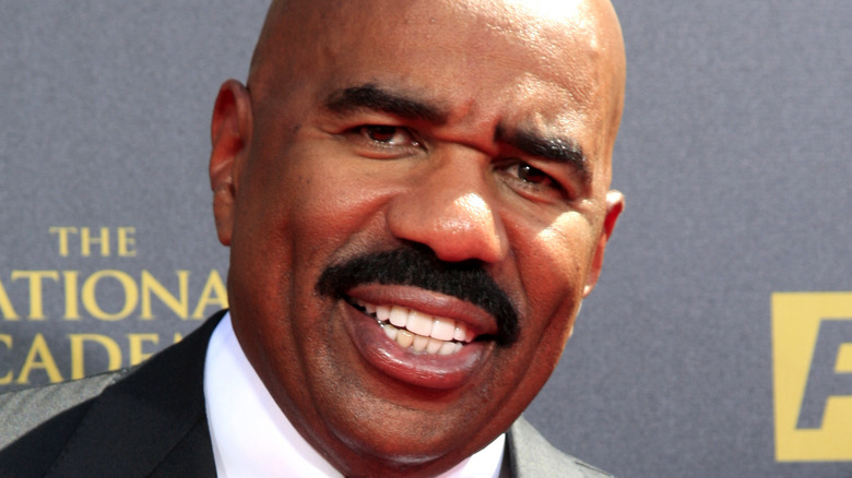 Steve Harvey smiling