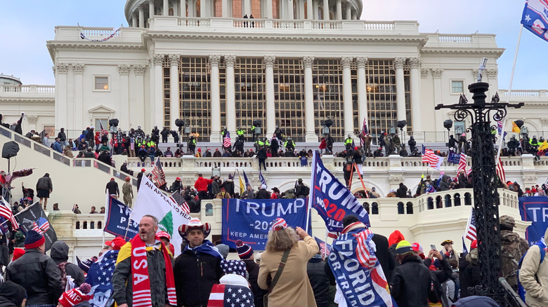 File: Trump supporters storm the U.S. Capitol