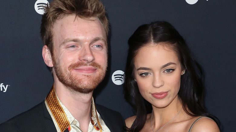 Finneas and Claudia Sulewski smiling