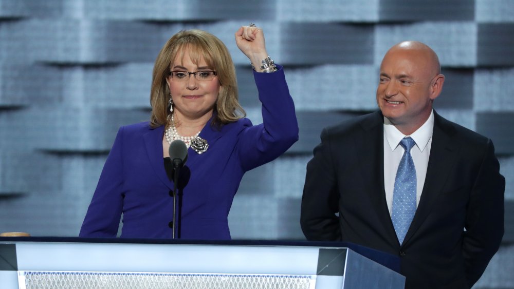 Mark Kelly and Gabby Giffords