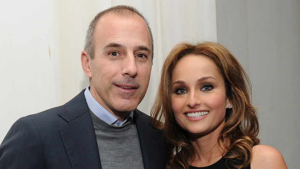 Giada De Laurentiis and Matt Lauer