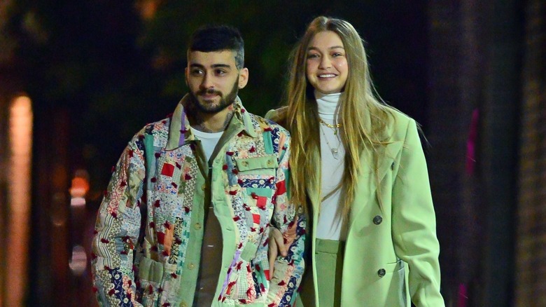 Zayn Malik and Gigi Hadid smiling