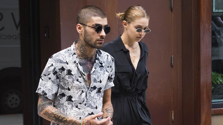 Zayn Malik and Gigi Hadid walking together