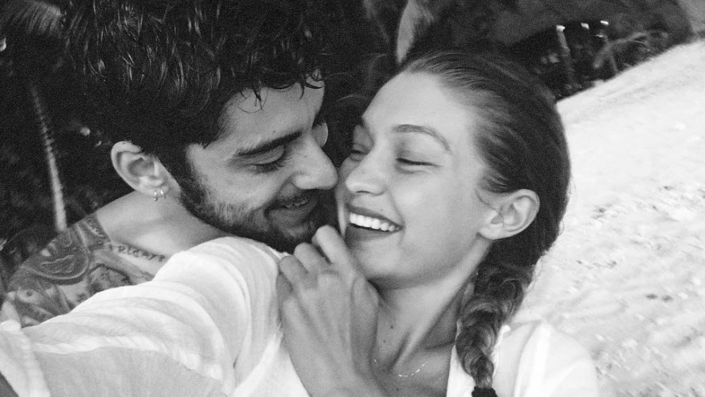 Gigi Hadid and Zayn Malik in a selfie