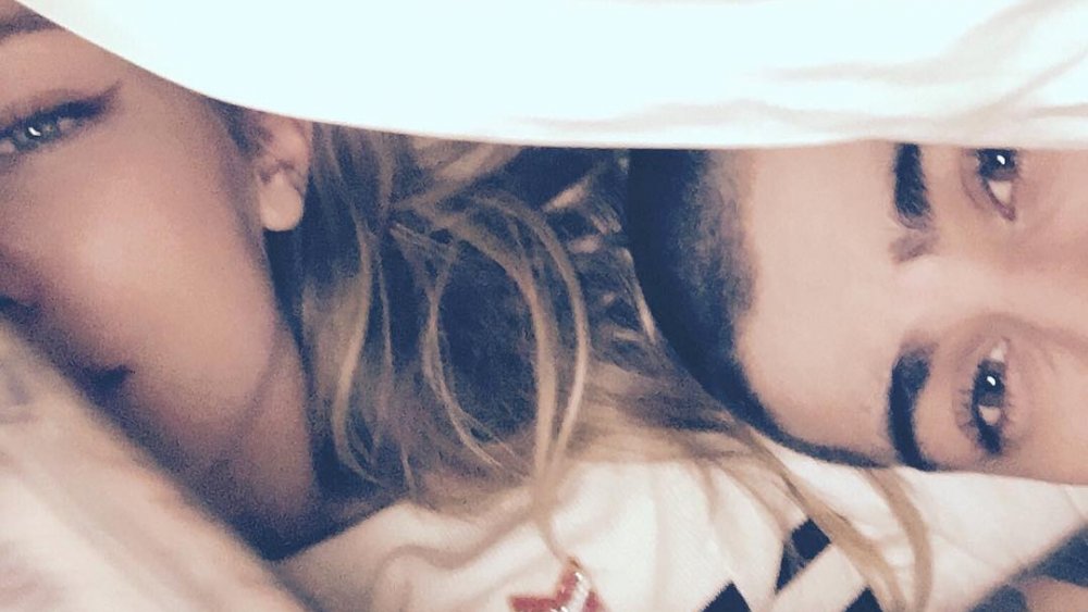 Gigi Hadid and Zayn Malik under the sheets