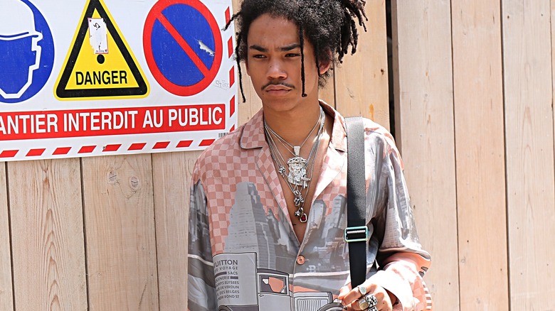 Luka Sabbat looking away from the camera