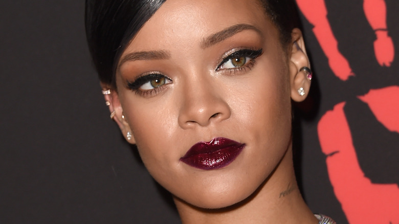 Rihanna's hazel eyes