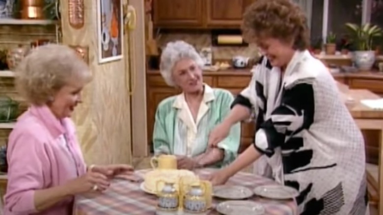 Golden Girls eating cheesecake