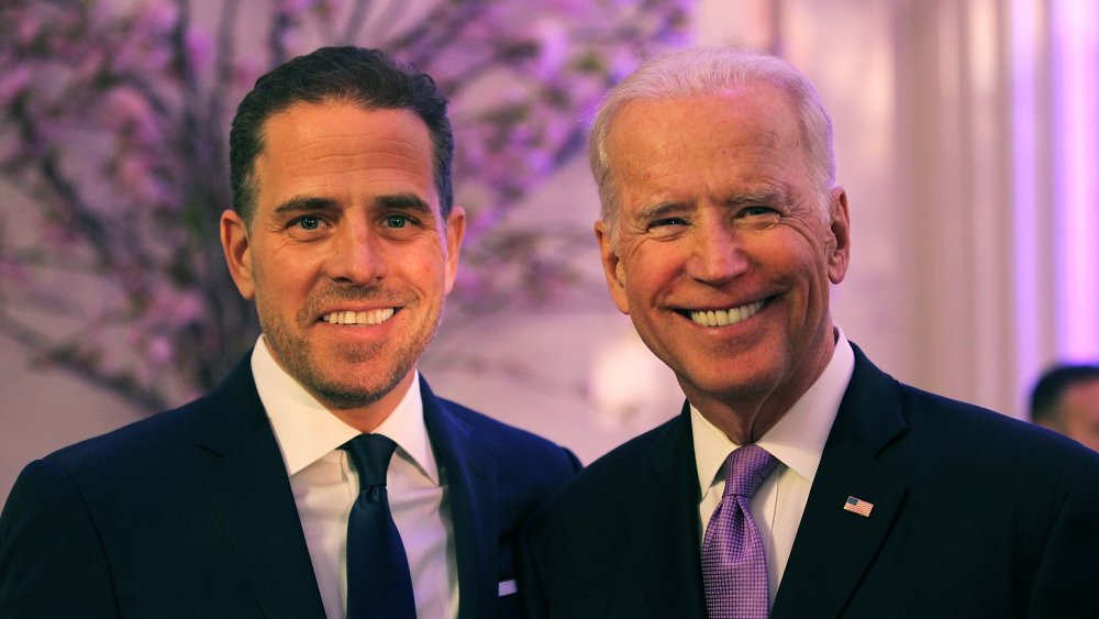 Hunter Biden with father, Joe Biden