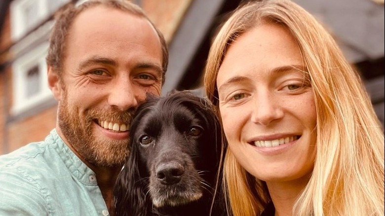 James Middleton and his fiancée Alizee Thevenet