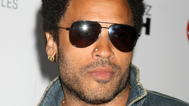 Lenny Kravitz wearing sunglasses