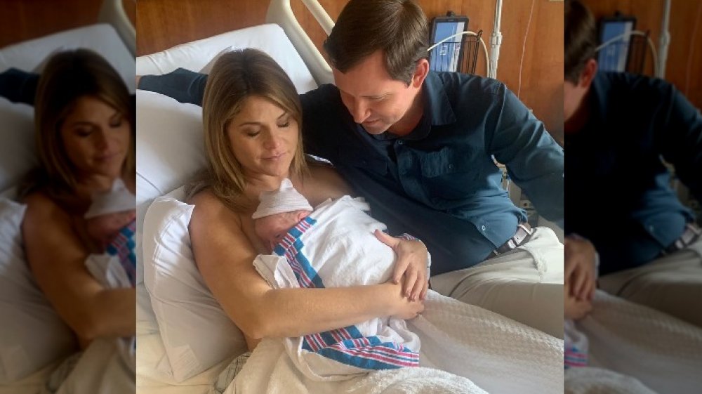 Jenna Bush Hager and Henry Hager with their son