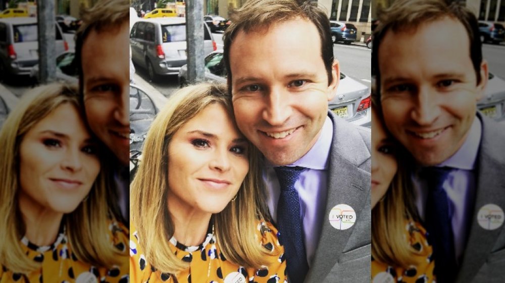 Jenna Bush Hager and Henry Hager in 2018 after voting