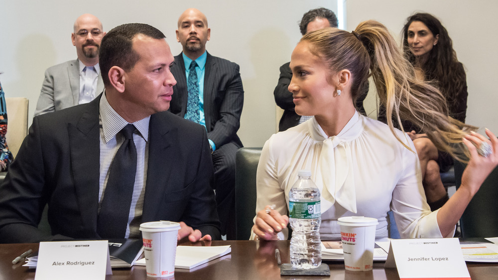 Jennifer Lopez and Alex Rodriguez