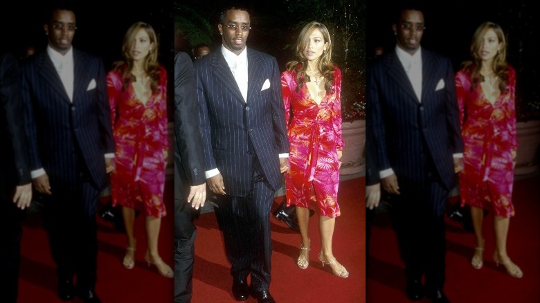 Diddy and Jennifer Lopez at a 2000 Grammy party