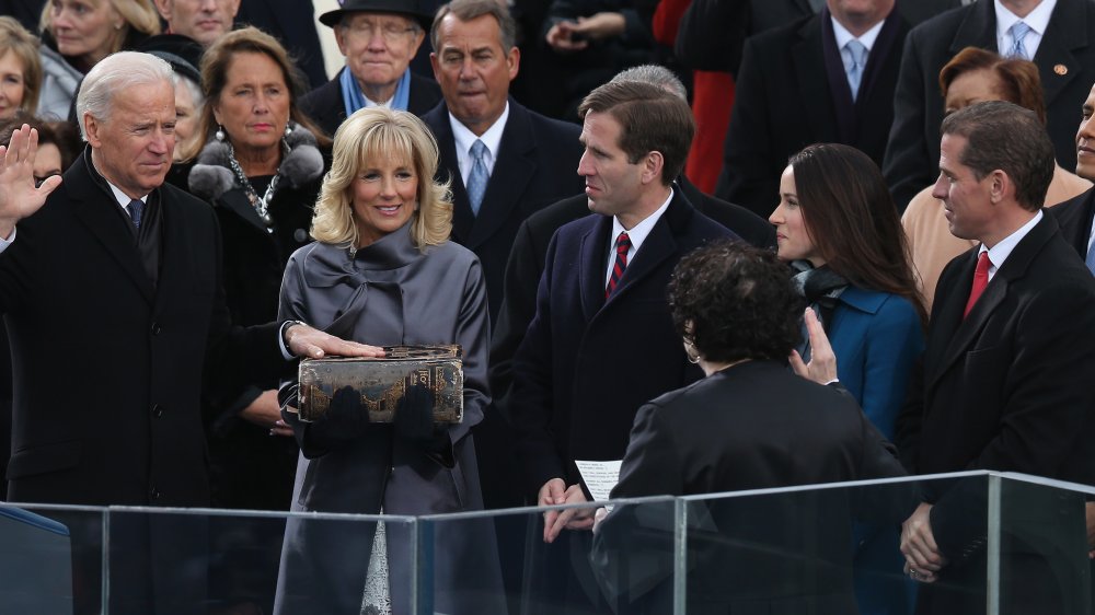 Joe Biden, Jill Biden, and their family