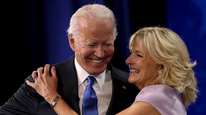Jill and Joe Biden share a laugh