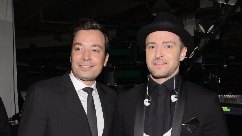 Jimmy Fallon and Justin Timberlake at the 2013 VMAs