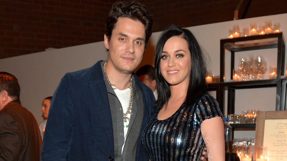 John Mayer and Katy Perry smiling