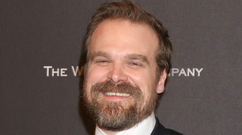 David Harbour smiling