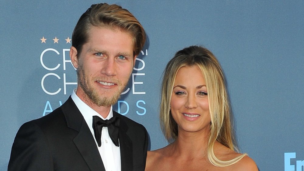 Karl Cook and Kaley Cuoco on the red carpet in 2016