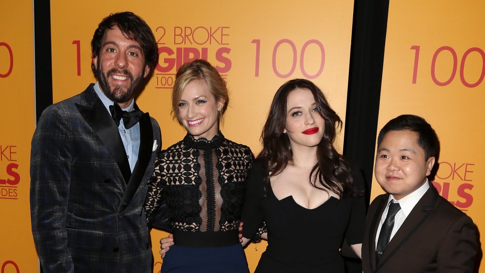 The cast of 2 Broke Girls