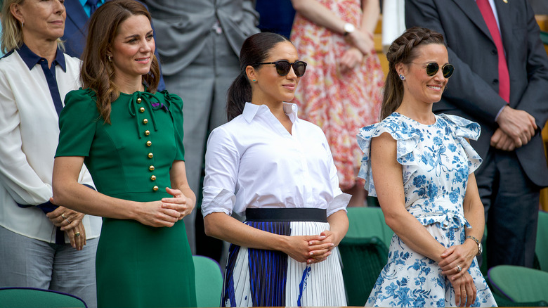 Kate Middleton, Meghan Markle, and Pippa Middleton