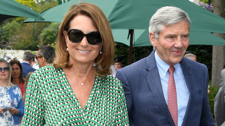 Carole and Michael Middleton at an event 