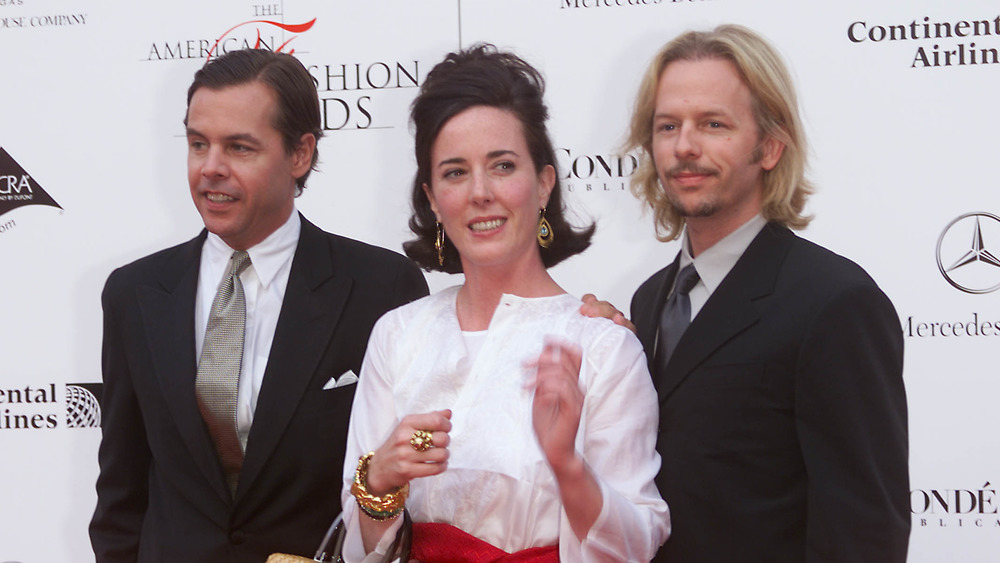 Kate and Andy Spade with David Spade