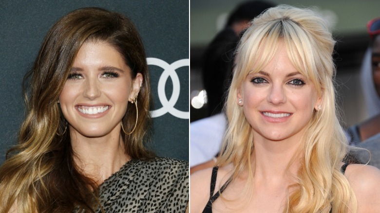  Katherine Schwarzenegger and Anna Faris smiling