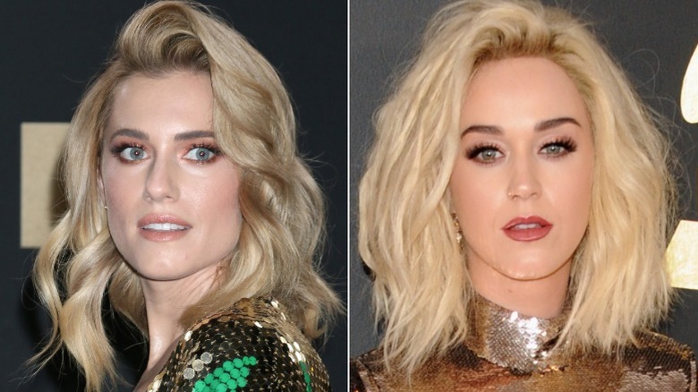 Katy Perry and Allison Williams Blonde