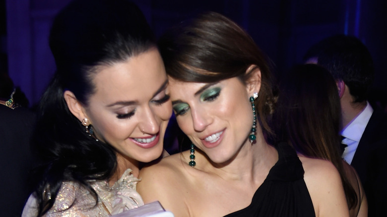 Katy Perry and Allison Williams Hugging