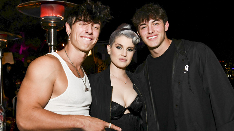 Kelly Osbourne poses with TikTok stars