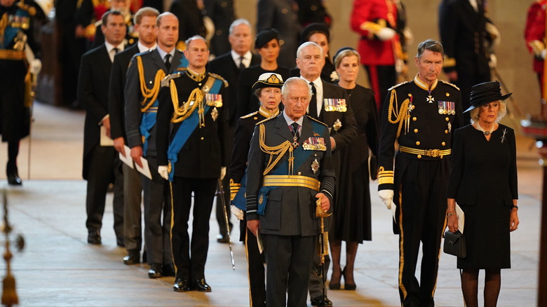 The royal family at Westminster Abbey for Queen's service