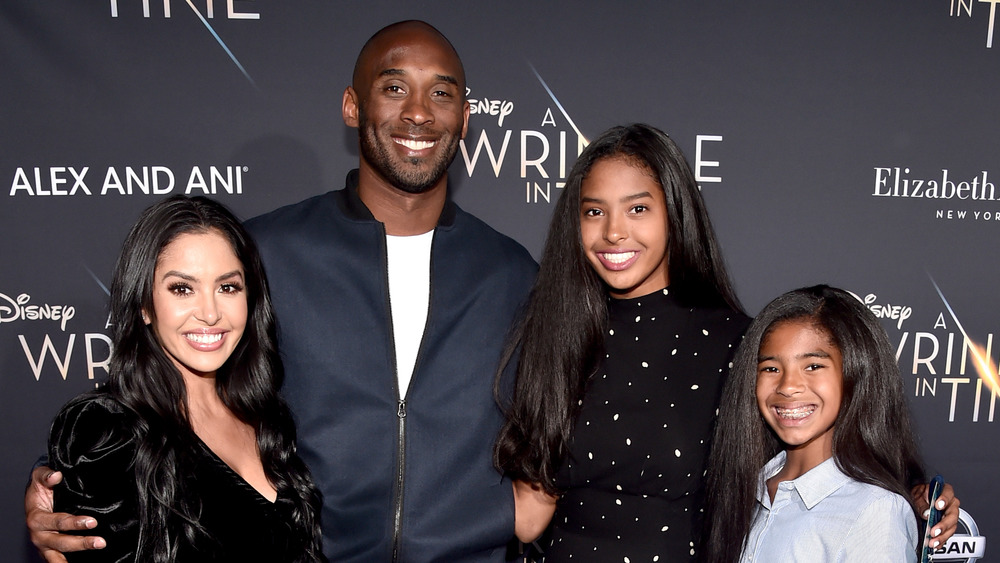 The Bryant family on the red carpet