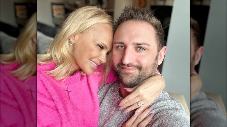 Kristin Chenoweth and Josh Bryant after getting engaged