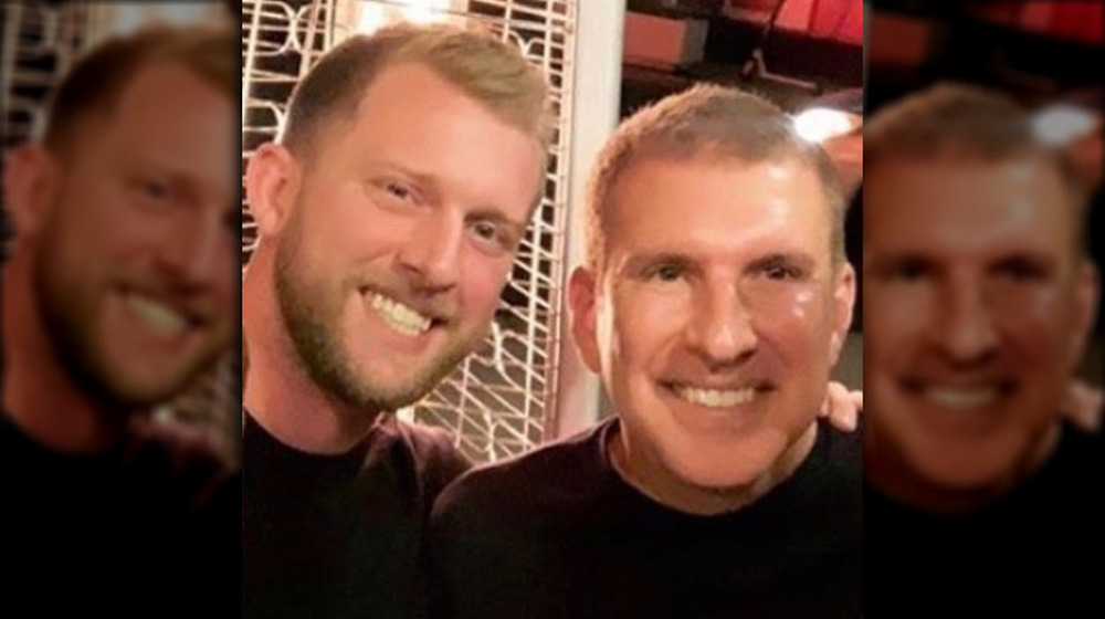 Kyle Chrisley with his father, Todd 